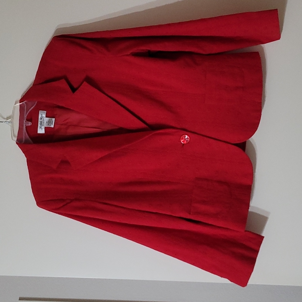 Judith Hart size 12 red jacket